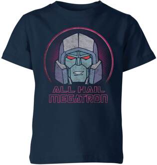 Transformers All Hail Megatron Kids' T-Shirt - Navy - 134/140 (9-10 jaar) - L
