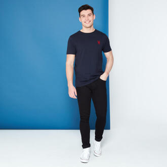 Transformers Autobot Geborduurd Symbool t-shirt - Navy - L