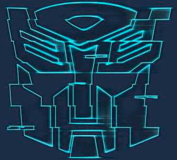 Transformers Autobot Glitch Hoodie - Navy - M