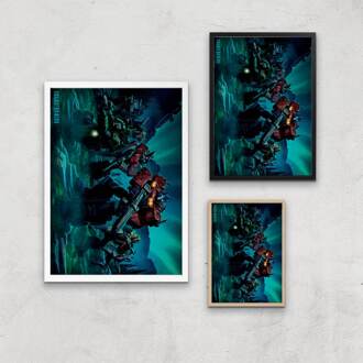 Transformers Autobots A2 Giclee Art Print - A2 - Wooden Frame Meerdere kleuren