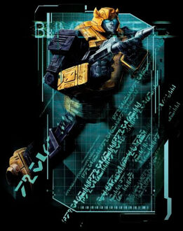 Transformers Bumble Bee Tech Women's T-Shirt - Zwart - XL