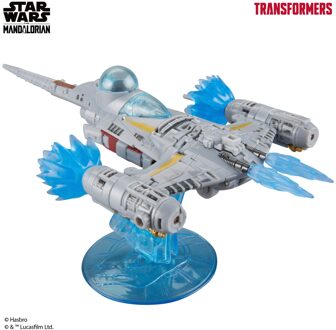 Transformers Collaborative Star Wars: The Mandalorian™ N-1 Starfighter, 7.5” Action Figure, 8+