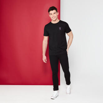 Transformers Decepticon Geborduurd Symbool t-shirt - Zwart - XL