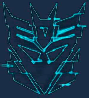 Transformers Decepticon Glitch Hoodie - Navy - L