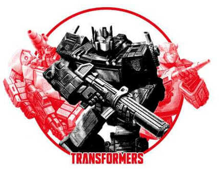 Transformers Earthrise Retro Unisex Ringer T-Shirt - Wit / Rood - L - Wit