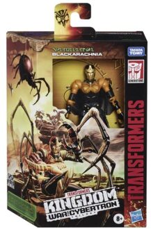 Transformers Generations War for Cybertron Kingdom Deluxe Black Arachnia - Speelfiguur