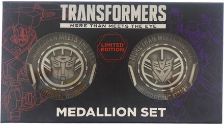 Transformers Medallion Set Autobots & Decepticons Limited Edition