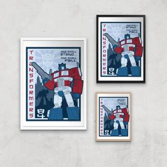 Transformers One Shall Stand Poster Art Print - A4 - Print Only Meerdere kleuren