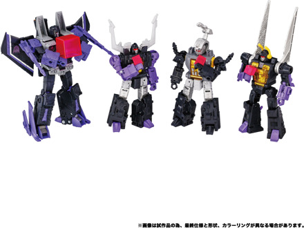 Transformers Takara Tomy Dramatic Capture Series Decepticons Part 2 Action Figure Set, 15+