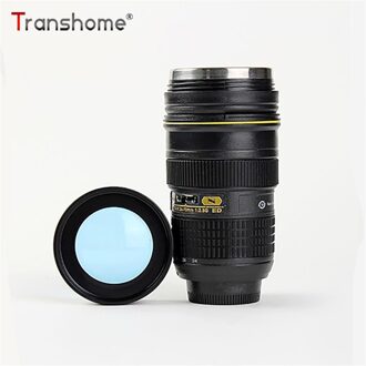 Transhome Camera Lens Mok 450 ml Rvs Fles Voor Water Koffiekopjes Mok Voor Thee Cup Beker reizen Cups