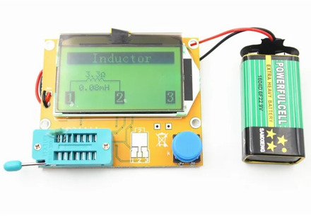 Transistor Tester Digital V2.68 ESR-T4 Diode Triode Capacitance MOS/PNP/NPN LCR LCD Screen Tester