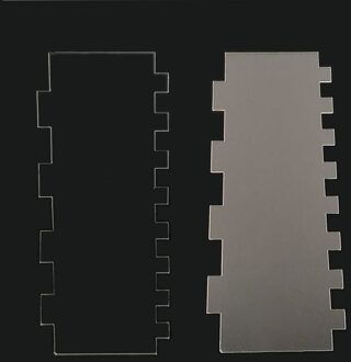 Transparant Acryl Cake Schraper Icing Frosting Buttercream Grote Cake Soepeler Schraper Voor Keuken Bakken Tools 2