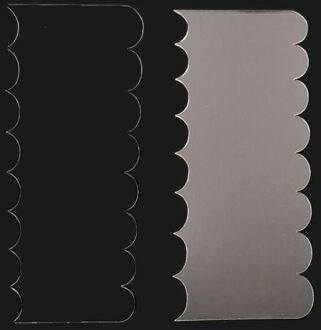 Transparant Acryl Cake Schraper Icing Frosting Buttercream Grote Cake Soepeler Schraper Voor Keuken Bakken Tools 3