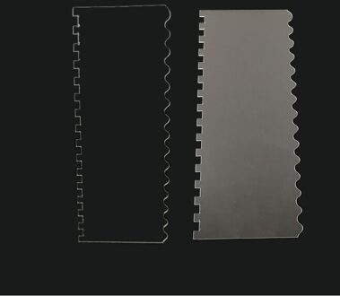 Transparant Acryl Cake Schraper Icing Frosting Buttercream Grote Cake Soepeler Schraper Voor Keuken Bakken Tools 4