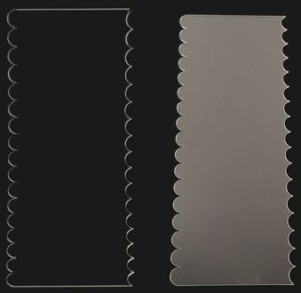 Transparant Acryl Cake Schraper Icing Frosting Buttercream Grote Cake Soepeler Schraper Voor Keuken Bakken Tools 5