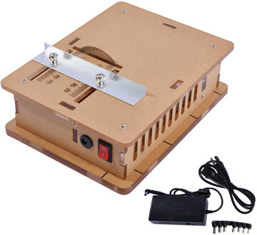 Transparant Acryl Miniatuur Tafel Zag Snijden Hout Snijmachine Board Diy Mini Tafel Zag, houtbewerking Tafel Zagen 12V-24V