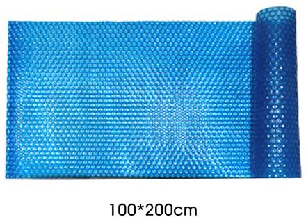 Transparant Blauw Pe Film Zwembad Isolatie Cover Waterdicht En Stofdicht Isolatie Film Zwembad Bubble Film 100 X 200cm