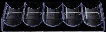 Transparant Clear 100 Chips Lade Geen Deksel Opbergdoos Organisator Container