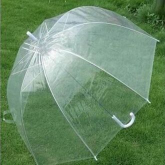 Transparant Clear Bubble Koepel Vorm Paraplu Outdoor Winddicht Paraplu Prinses Wieden Decoratie