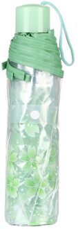 Transparant Clear Paraplu Kersenbloesem Paddestoel Apollo Sakura Paraplu Blauw groen