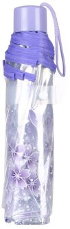 Transparant Clear Paraplu Kersenbloesem Paddestoel Apollo Sakura Paraplu Blauw paars