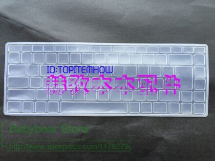 Transparant Clear Us Layout Toetsenbord Cover Siliconen Skin Voor Benq T131