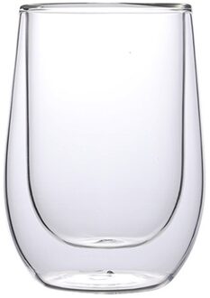 Transparant Glas Cup Geïsoleerde Thermische Melk Creatieve Borosilicate Isolatie Thee Kopjes Koffie Potten Bier Container 200Ml