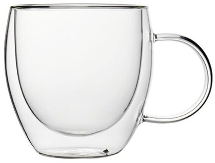 Transparant Glas Koffie Melk Whisky Thee Bier Dubbele Creatieve Hittebestendige Cocktail Vodka Wijn Mok Drinkware Tumbler Cups 201-250ML