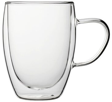 Transparant Glas Koffie Melk Whisky Thee Bier Dubbele Creatieve Hittebestendige Cocktail Vodka Wijn Mok Drinkware Tumbler Cups 301-350ML