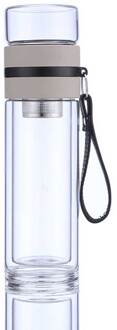 Transparant Glas Thee Beker Draagbare Water Thee Fles Met Aparte Cup HFD889 02