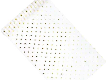 Transparant Met Gouden Stippen Organza Op Rol (9m x 0.36m) Multikleur - Print