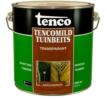 Transparant natuurbruin 2,5l mild verf/beits