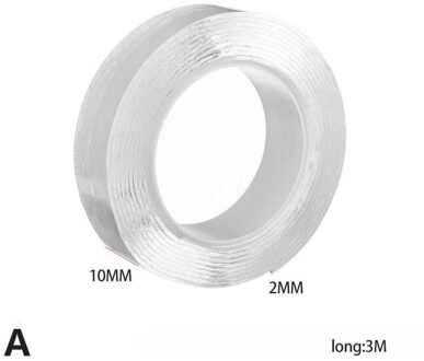 Transparant, ongemarkeerde nano-dubbelzijdig tape tienduizend keer water wassen sterke adsorptie god waterdichte magic plakken