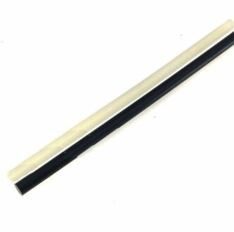 Transparant/Zwarte Lijm Stick Rubber Strip Dikke Lijmstift Melt Lijm Stok Dikke Lijm Stok 7 / 11mm * 270Mm Lange