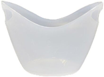 Transparante 4L Plastic Ijsemmer Bar Ingots Vorm Wijn Trog Water Standhouder 4XFA