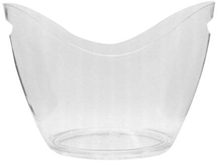 Transparante 8L Plastic Ijsemmer Bar Wijn Trog Water Entertainment Stand Wijn