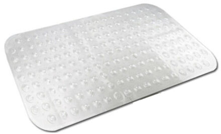Transparante antislip badmat / douchemat 52 x 53 cm