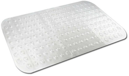 Transparante bad / douchemat anti-slip 79 x 37 cm - Badmatjes