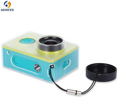 Transparante Beschermhoes Camera Ultradunne Waterdichte Behuizing Met Lens Cap Cover Voor Xiaomi Yi 1 Actie Camera Accessoires