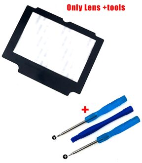 Transparante Beschermhoes Voor Nintendo Gameboy Advance Gba Sp Game Consoles Beschermende Pc Cover Reparatie Onderdelen Accessoires enkel en alleen lens en tools