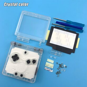 Transparante Beschermhoes Voor Nintendo Gameboy Advance Gba Sp Game Consoles Beschermende Pc Cover Reparatie Onderdelen Accessoires kristal