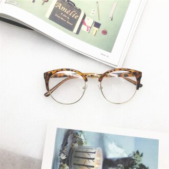 Transparante Brilmontuur Voor Mannen Vrouwen Glazen Anti-vermoeidheid Cat Eye Computer Brillen Mannen Retro Optische Lens