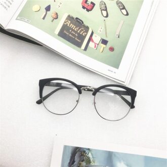 Transparante Brilmontuur Voor Mannen Vrouwen Glazen Anti-vermoeidheid Cat Eye Computer Brillen Mannen Retro Optische Lens