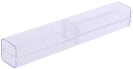 Transparante Case Penhouder Opbergdoos Briefpapier Organisator School Kantoor Gebruik