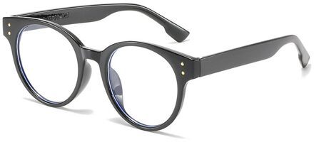 Transparante Computer Brilmontuur Vrouwen Mannen Anti Blauw Licht Ronde Eyewear Blokkeren Glazen Optische Spektakel Lenzenvloeistof 1