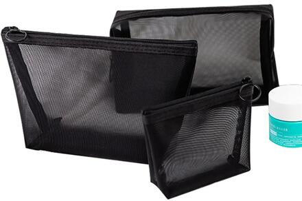 Transparante Cosmetische Tas Vrouwen Make Up Organizer Opslag Reizen Functie Make-Up Case Rits Toilettas Beauty Wash Bag medium