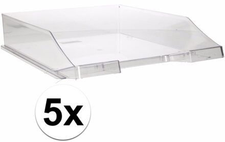 Transparante documentenbak A4 5 x