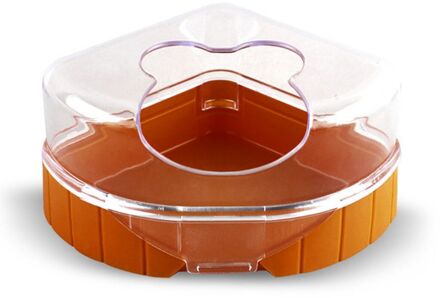 Transparante Hamster Badkamer Container Zandbak Woestijnrat 'S Plastic Zand Droog Wc