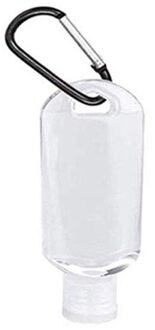 Transparante Handdesinfecterend Container Reizen Outdoor Lege Fles Met Sleutelhanger 150ml