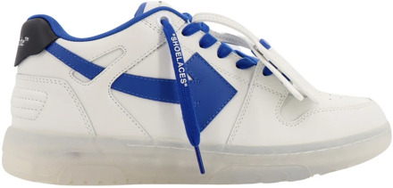 Transparante Leren Sneakers Off White , White , Heren - 40 Eu,39 Eu,41 EU